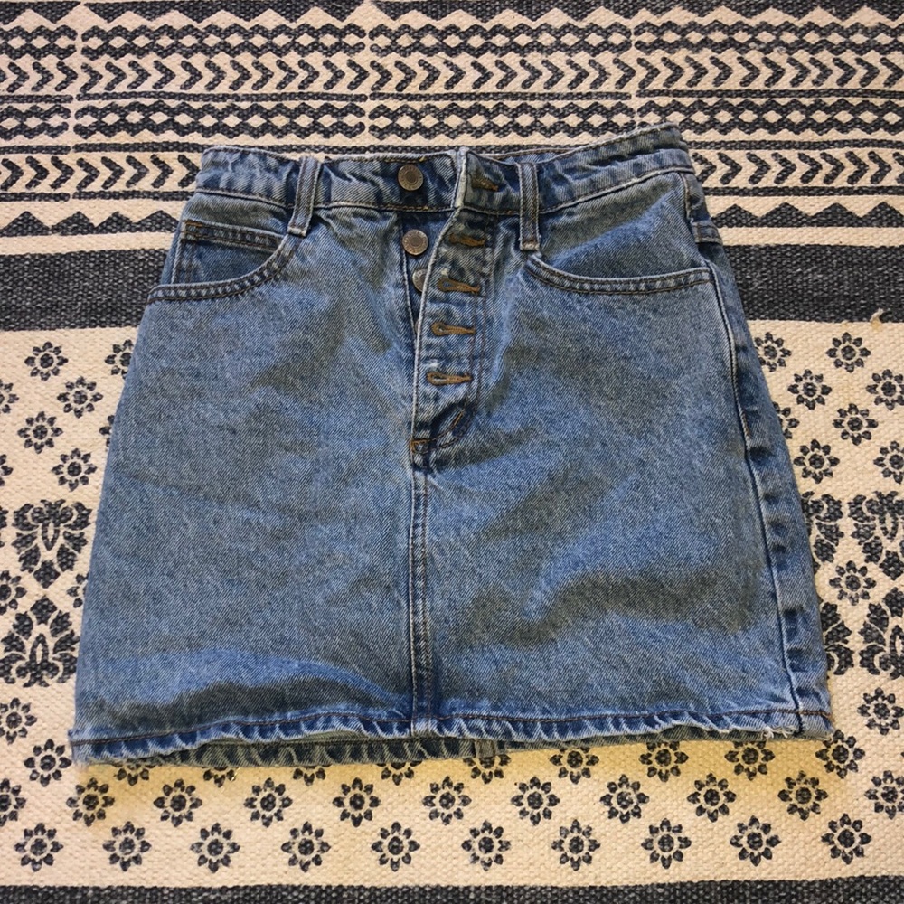 Brandy Melville Jean Skirt